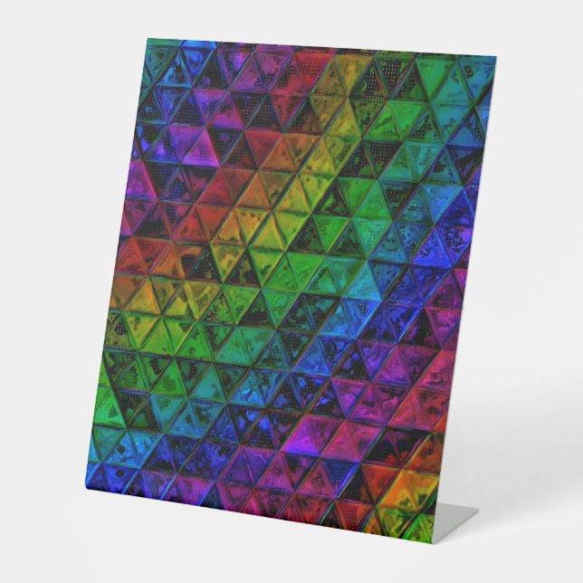 Pride Glass Sockelschild (Vorderseite)