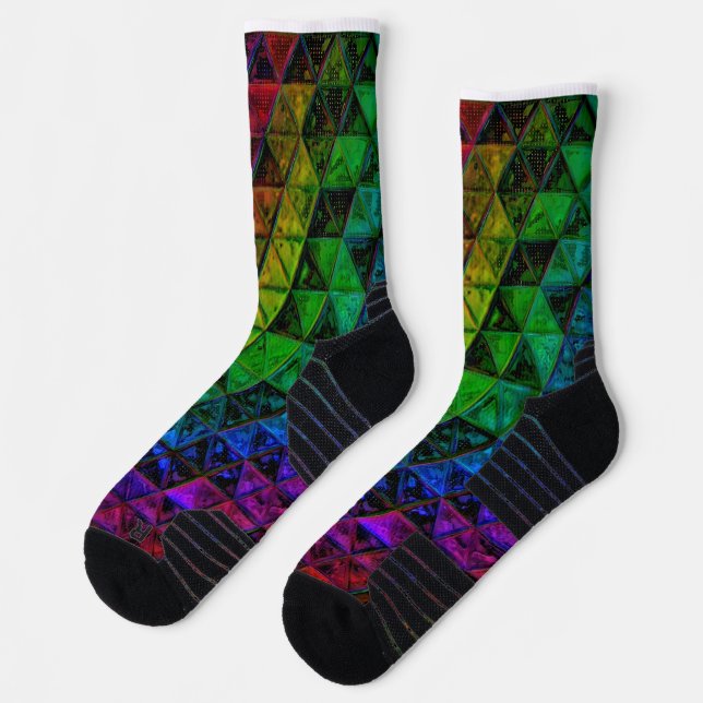 Pride Glass Socken (Links)