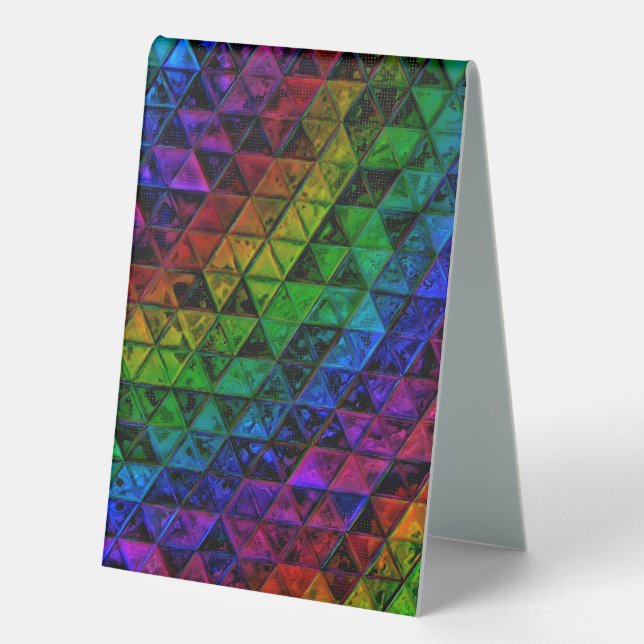 Pride Glass Tischaufsteller (Vorderseite)