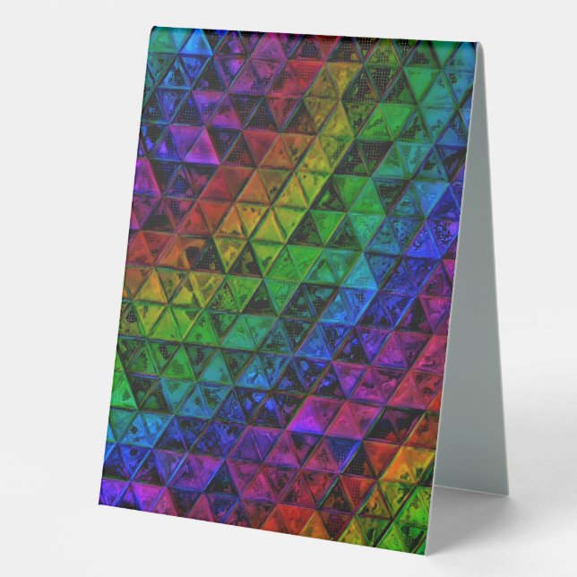 Pride Glass Tischaufsteller (Vorderseite)