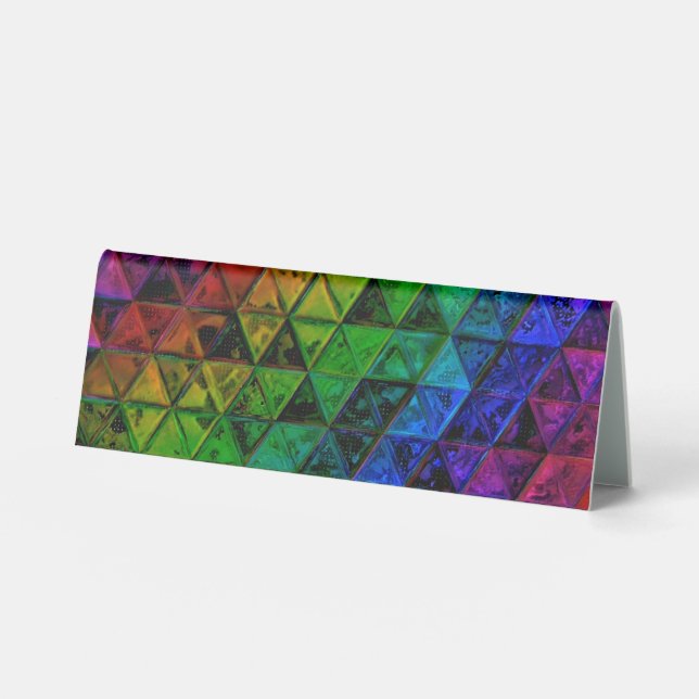 Pride Glass Tischaufsteller (Vorderseite)