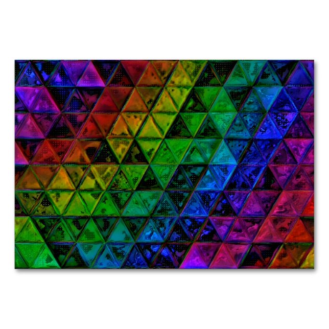 Pride Glass Tischnummer (Vorderseite)