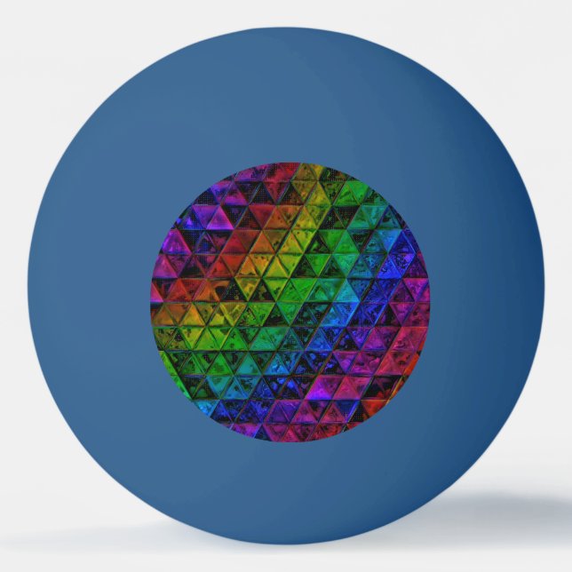 Pride Glass Tischtennisball (Vorderseite)