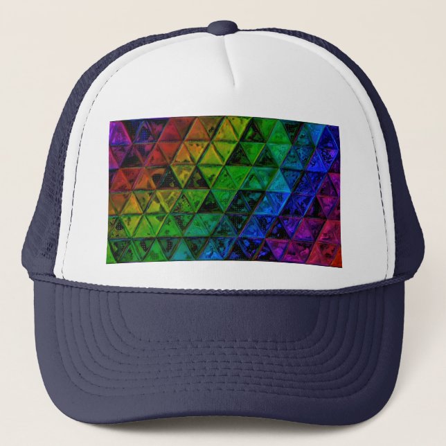 Pride Glass Truckerkappe (Vorderseite)