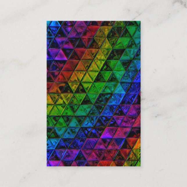 Pride Glass Visitenkarte (Vorderseite)