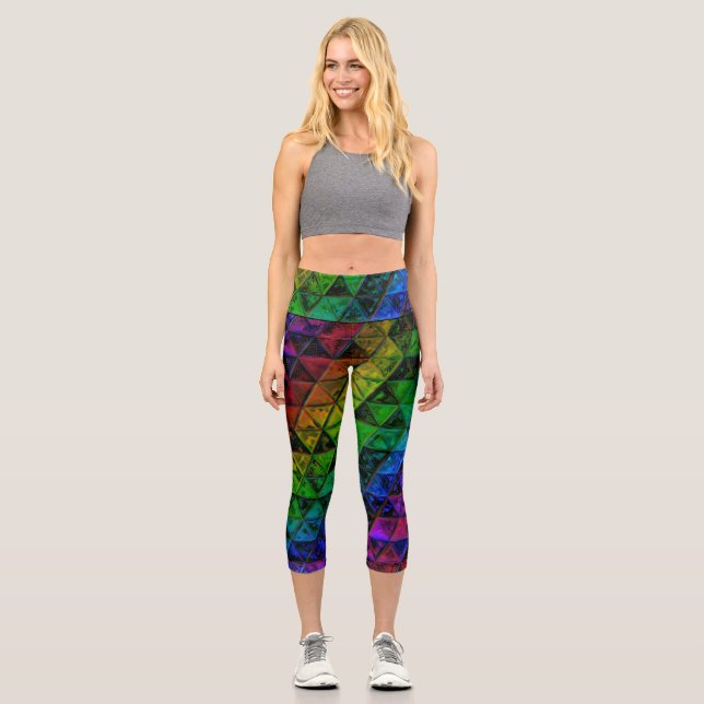 Pride Glasur  Capri Leggings (Vorderseite)