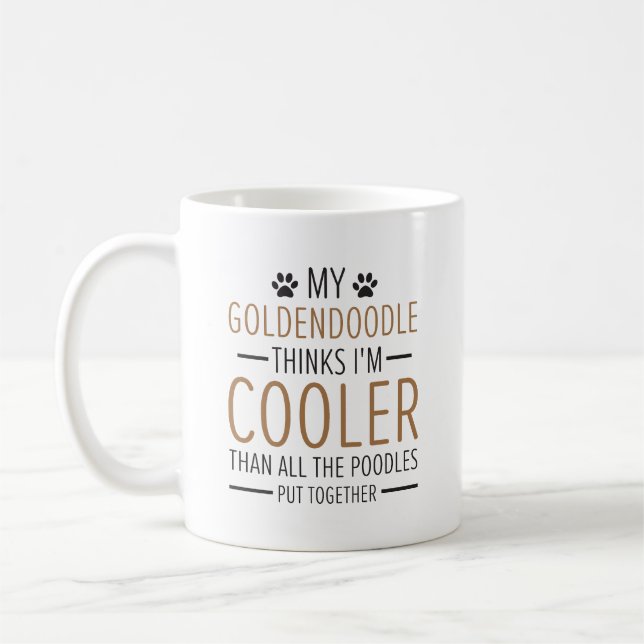 Pride Goldendoodle Eigentümer Cool Hund Funny Spri Kaffeetasse (Links)