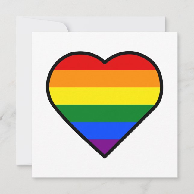 PRIDE HEART Karte (Vorderseite)