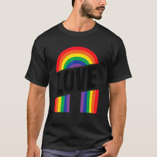 Pride Heart Lgbtq Bisexual Rainbow Love Translegen T-Shirt