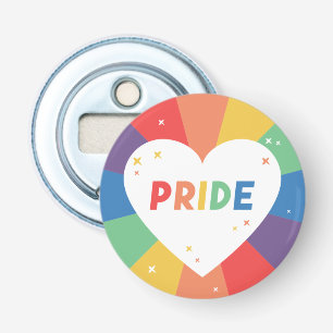 Pride Heart Sparkle Flaschenöffner
