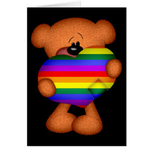 Pride Heart Teddy Bar