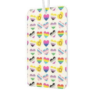 Pride Hearts Car Freshener Autolufterfrischer