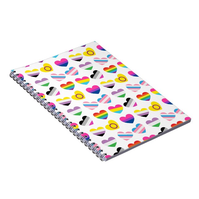 Pride Hearts Foto Notebook Notizblock (Rechte Seite)