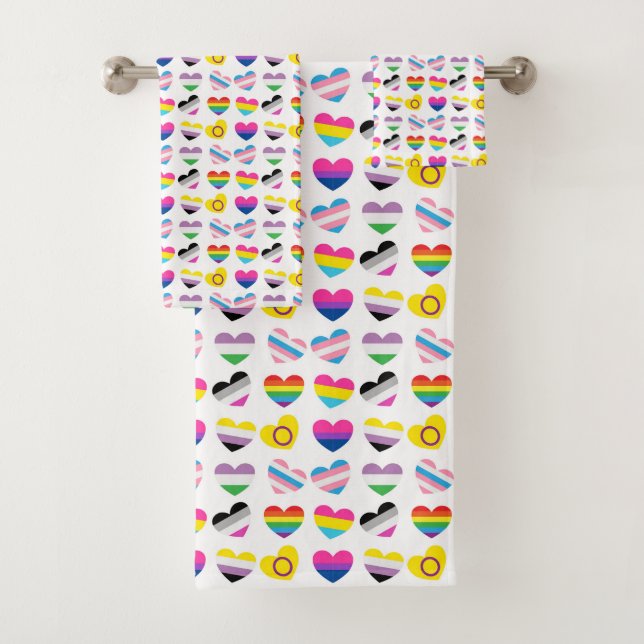 Pride Hearts Handtuch Set (Insitu)