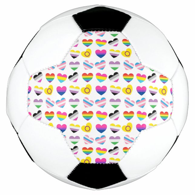 Pride Hearts Soccer Ball (Vorderseite)