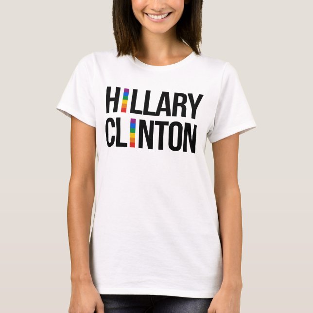 Pride Hillary Clinton T-Shirt (Vorderseite)