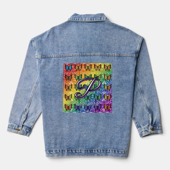 Pride in Flight Kollektion Jeansjacke (Rückseite)