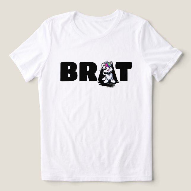 Pride Kitty BRAT Tri-Blend Shirt (Design Vorderseite)