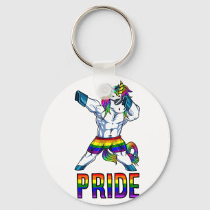 Pride Lgbt Bodybuilding Einhorn Muskel Lesbian Gay Schlüsselanhänger
