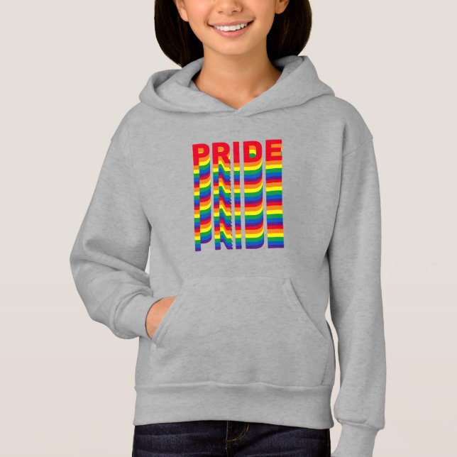 Pride lgbt lgbtq gay arc-en-ciel couleurs rétro en (Devant)