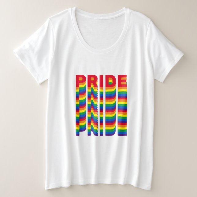 Pride lgbt lgbtq queer gay couleurs arc-en-ciel mo (Design devant)