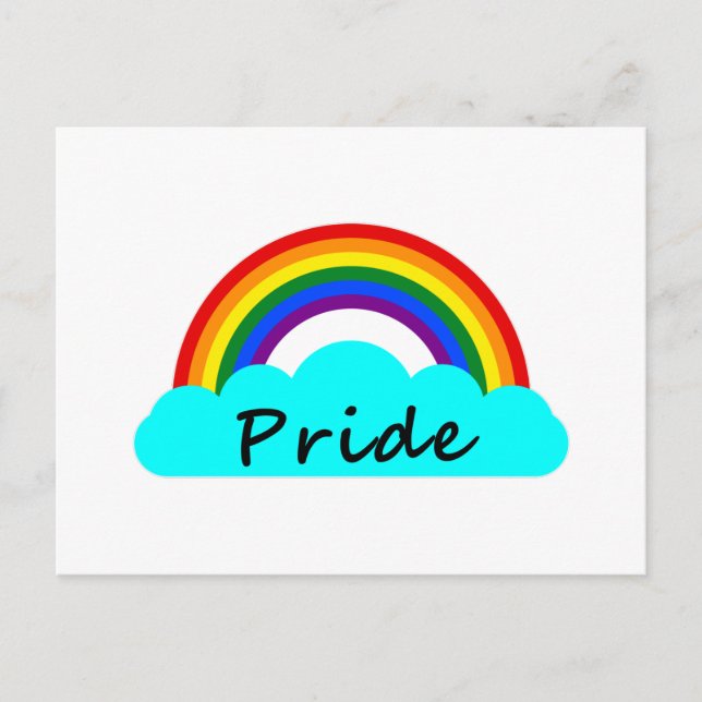 Pride - LGBT Rainbow Postkarte (Vorderseite)