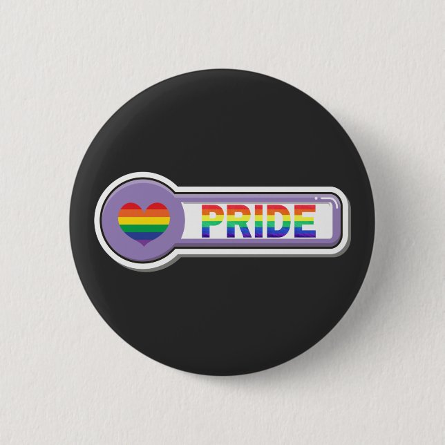 Pride LGBTQ+ Button (Vorderseite)