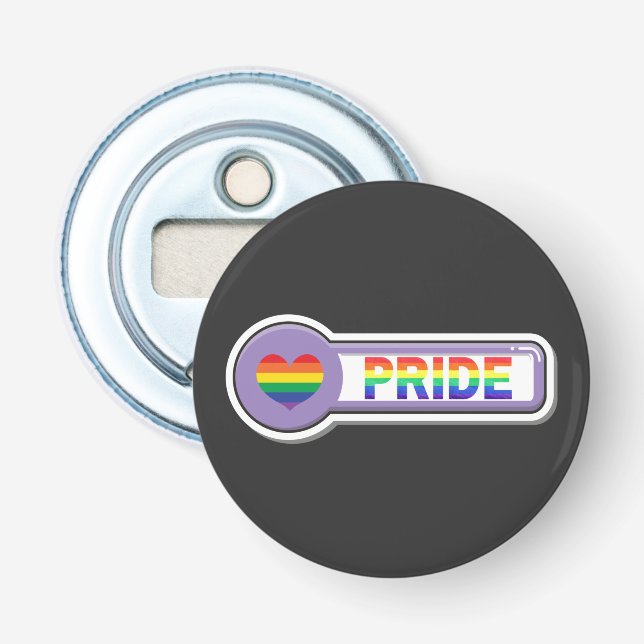 Pride LGBTQ+ Flaschenöffner (Vorderseite)