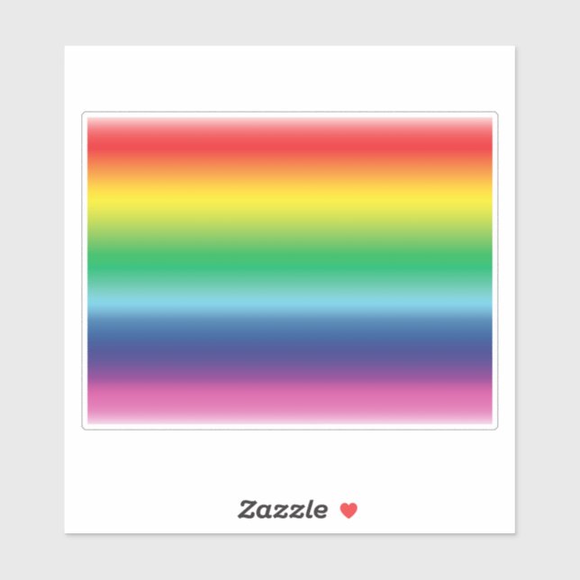 Pride lgbtq lgbt Regenbogenfarben Muster Aufkleber (Blatt)
