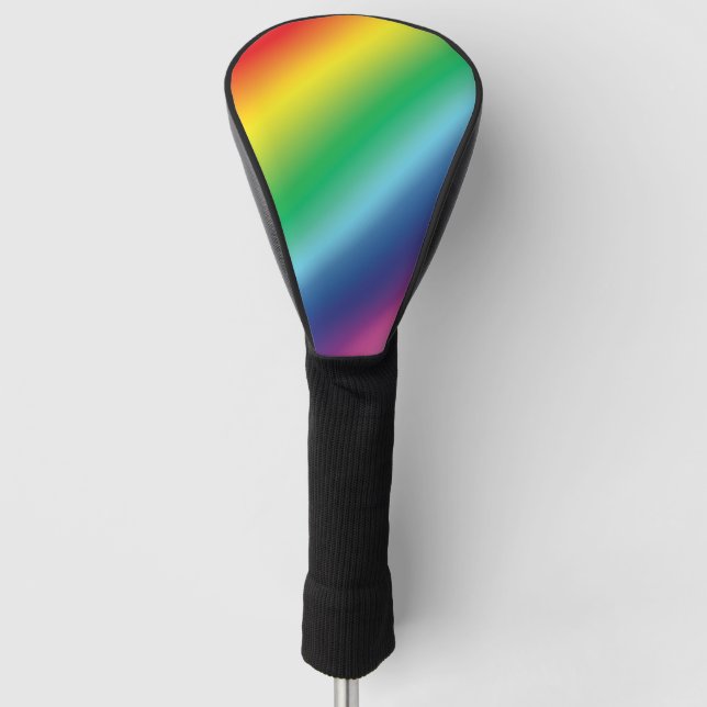 Pride lgbtq Lgbt Regenbogenfarben Muster Golf Headcover (Vorderseite)