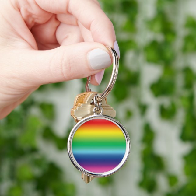 Pride lgbtq lgbt Regenbogenfarben Schlüsselanhänger (Hand)