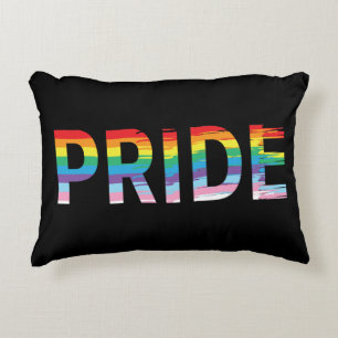 PRIDE LGBTQIA-Regenbogenflagge, Buchstabe Dekokissen