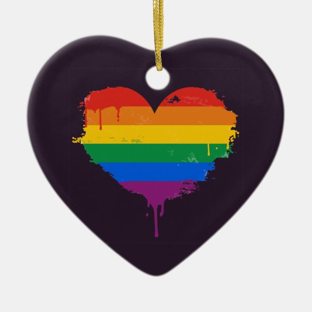 PRIDE LIEBE KERAMIKORNAMENT (Vorne)