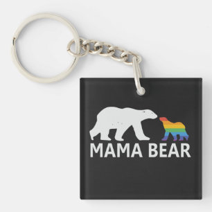 Pride Mama Bear Proud Mama Lgbt Mama Bear Schlüsselanhänger