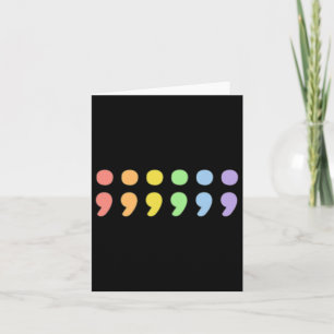Pride Mental Health Semicolon Lgbtqia+ Lgbt Pastel Karte