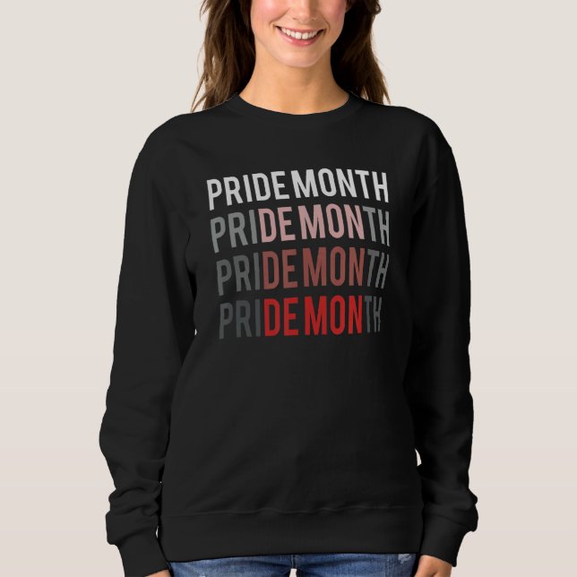 Pride Month Demon Meme Sweatshirt (Vorderseite)