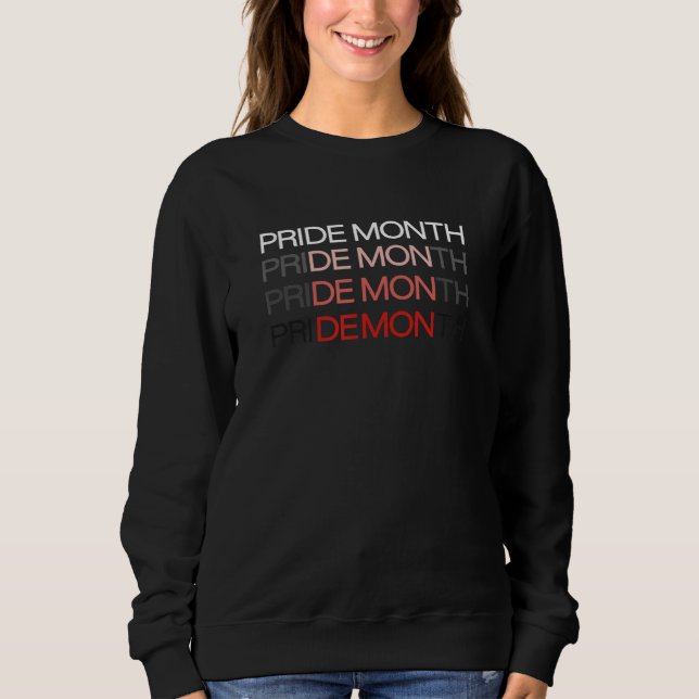 Pride Month Demon Sweatshirt (Vorderseite)