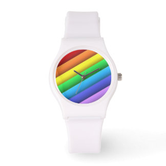 PRIDE O'CLOCK Weiße Banduhr Armbanduhr