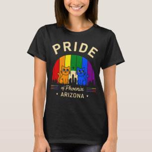 Pride of Phoenix City Arizona USA Regenbogenflagge T-Shirt