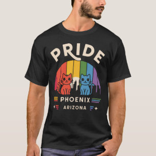 Pride of Phoenix City Arizona USA Regenbogenflagge T-Shirt