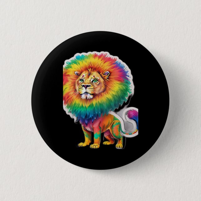 Pride Pals the Rainbow Roamer Sticker 5 Button (Vorderseite)