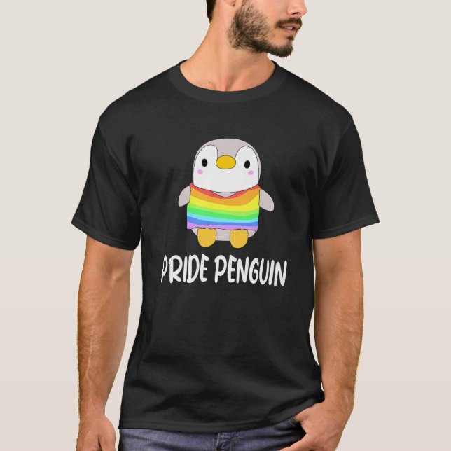 Pride Penguin | LGBTIQ T-Shirt (Vorderseite)