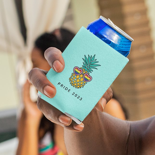 Pride Pineaple-Sonnenbrille Dosenkühler (Von Creator hochgeladen)