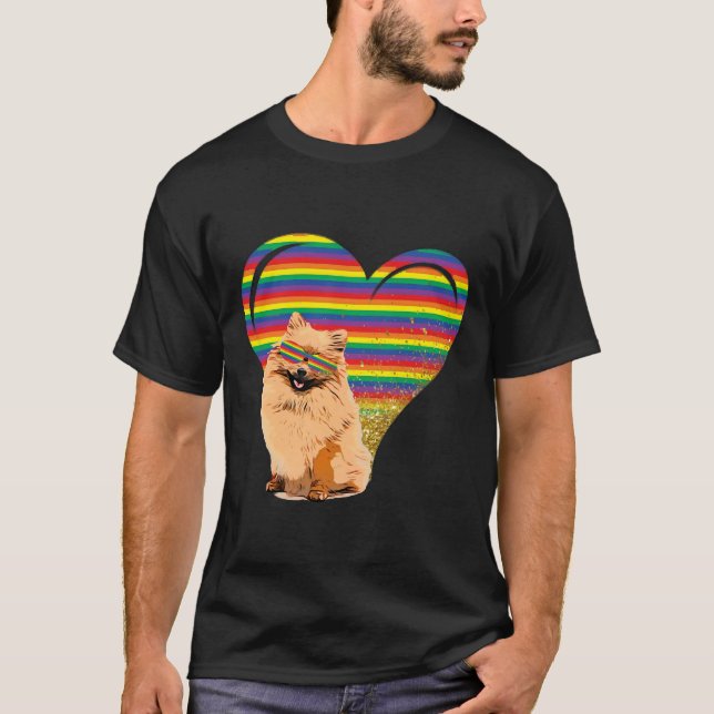 Pride Pomeranian T-Shirt (Vorderseite)