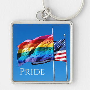 "Pride" Premium-Schlüsselanhänger (rosa) Schlüsselanhänger