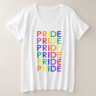 Pride Pride Pride Pride Große Größe T-Shirt