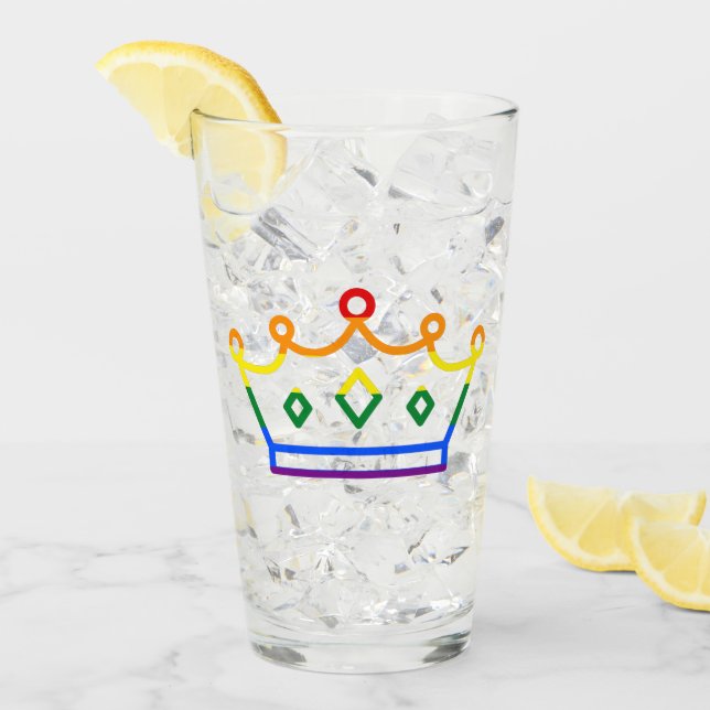 Pride Queen Glas (Vorderseite Ice)
