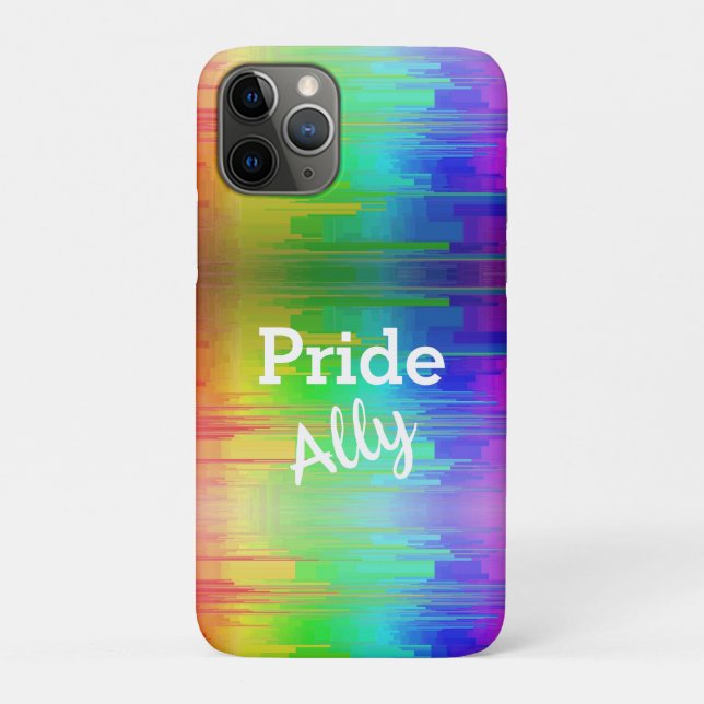 Pride Rainbow Case-Mate iPhone Hülle (Rückseite)
