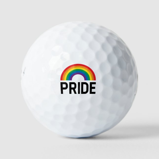 Pride Rainbow Golfball (Vorderseite)