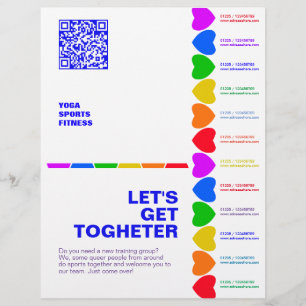 Pride Rainbow Herzreißen vom Flyer